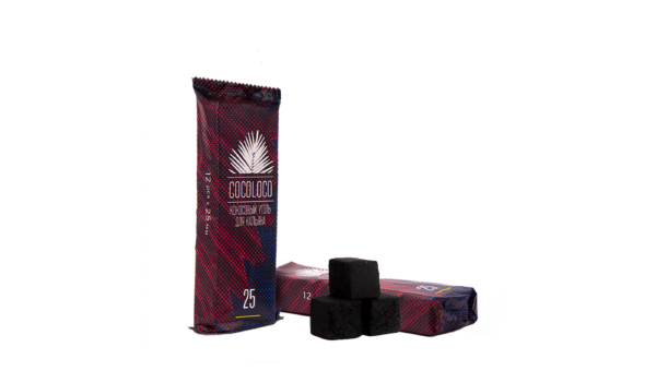 Coconut hookah charcoal Cocoloco 25mm