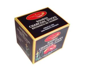 Gold Coated Shisha Charcoal Square Pieces