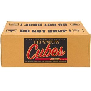 Titanium Cube Coals – 10 KG Lounge Box