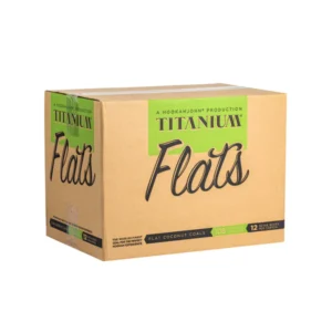 Titanium FLATS Hookah Coals - 12 Pack (12 x 108 Piece boxes)