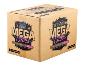 Titanium MEGA CUBES Hookah Coals - 12 Pack (12 x 72 piece)